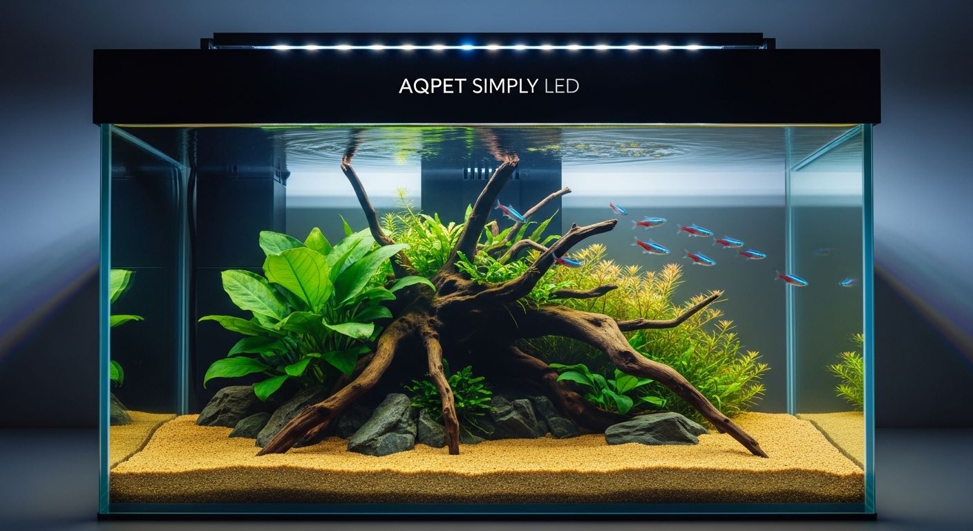 Kit Acquario Tropicale 100L con Piante Vere - Offerta Roma